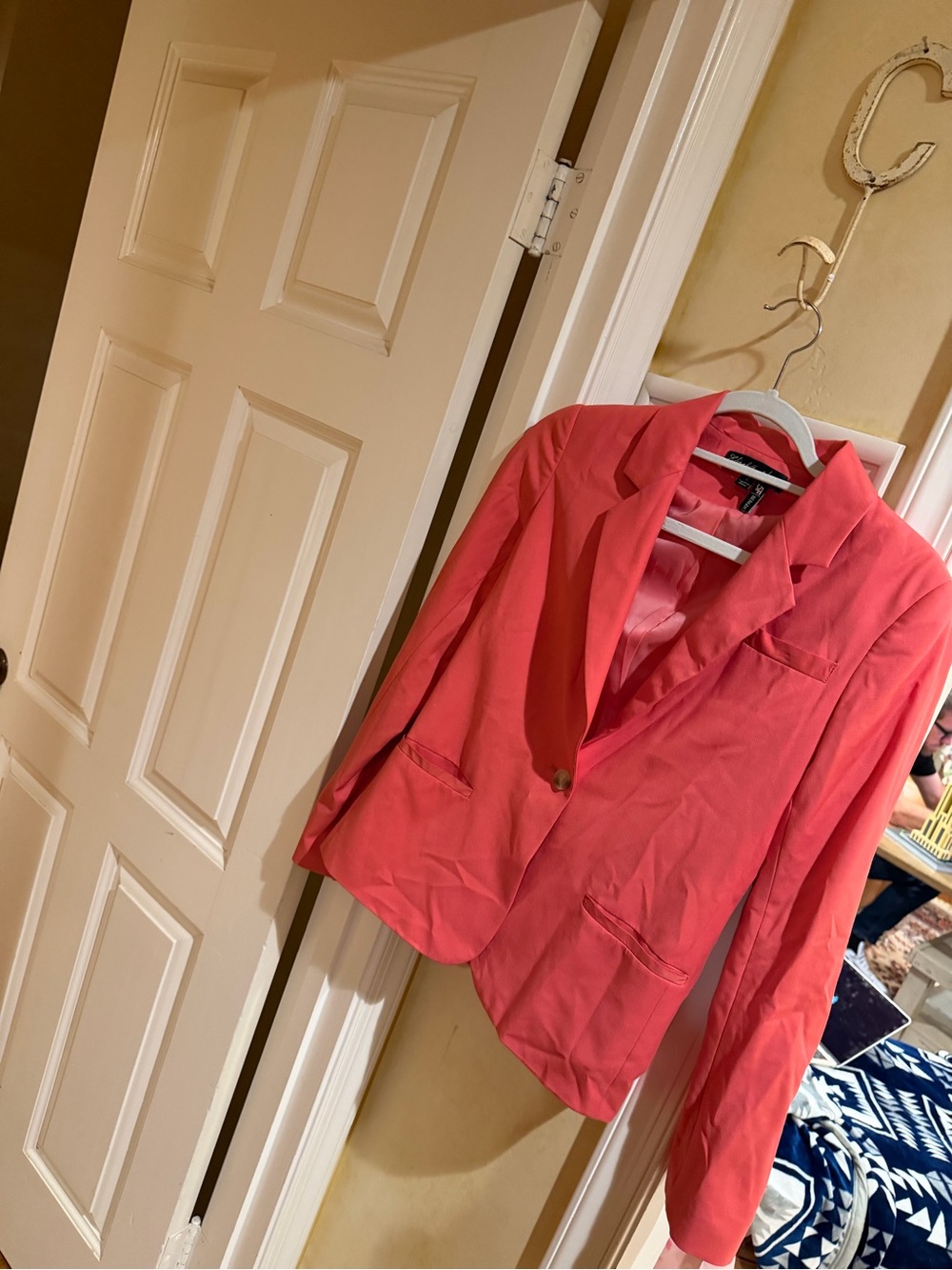 Elizabeth and James Coral Blazer Jacket